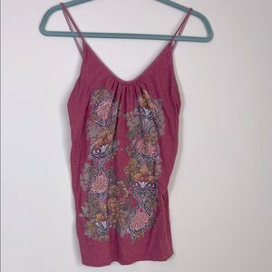 Vintage Women's Y2k Scoop Neck Tank Top Korean Fashion Size Medium